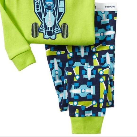 GAP Pajamas Nwt Baby Gap Pajamas Formula One Race Car Pjs Poshmark
